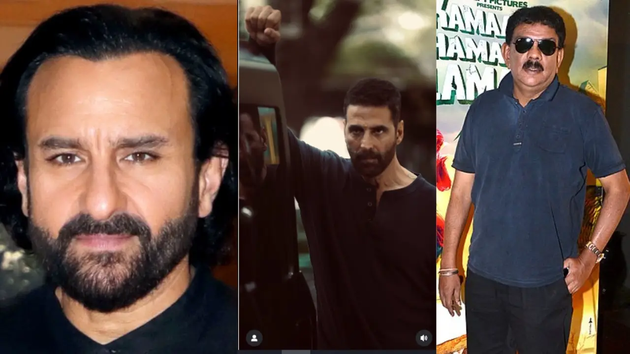 अक्षय कुमार और सैफ अली खान मुंबई में फिल्म ‘हैवान’ के आखिरी शेड्यूल की शूटिंग करते हुए