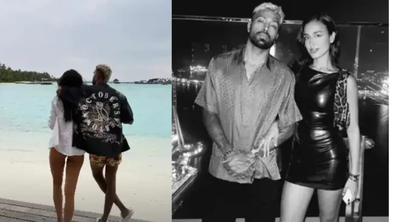 Hardik Pandya और Mahieka Sharma बीच पर साथ नजर आए, मॉडल Mahieka के साथ प्री-बर्थडे सेलिब्रेशन की तस्वीरें वायरल