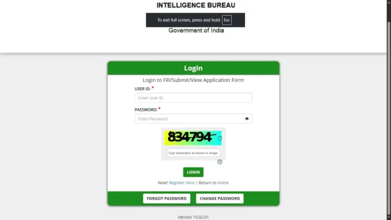 IB SA Answer Key 2025 Direct Download Link – MHA Released Security Assistant Answer Key