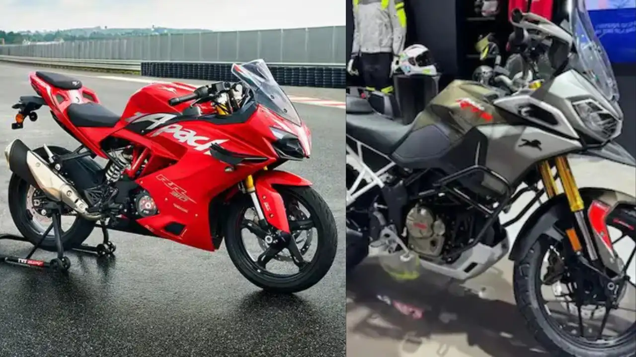 TVS Apache RTX 300 Adventure Bike Front View — 15 अक्टूबर 2025 Launch