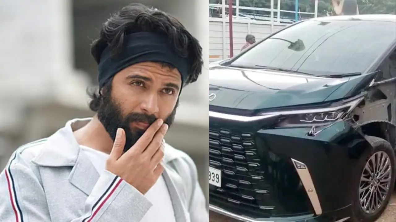 Vijay Deverakonda car accident in Telangana, actor safe and unhurt