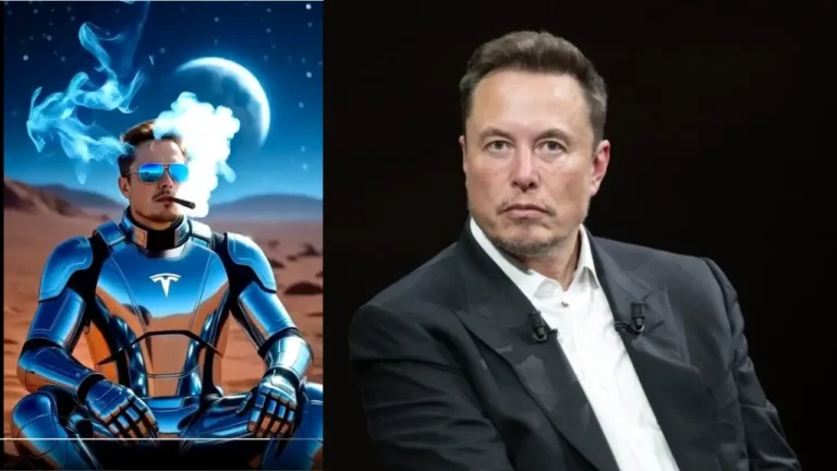 Elon Musk AI video Tesla suit on Mars viral
