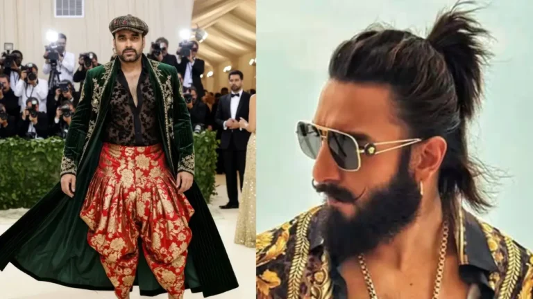 Pankaj Tripathi New Look in AI-generated royal outfit with red salwar and green blazer