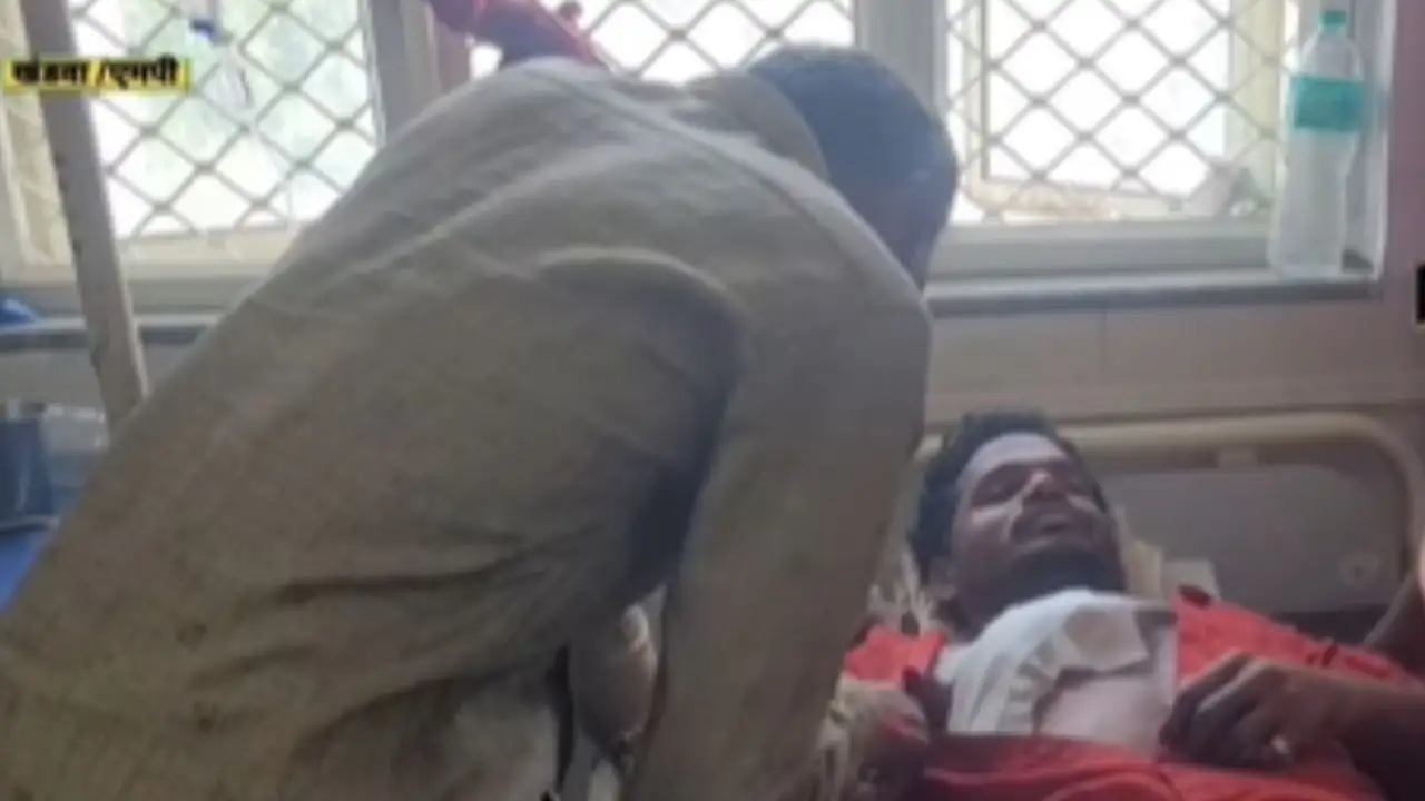 खंडवा रामपुरा पटाखा हादसा की तस्वीर, दिवाली के दौरान हुआ हादसा